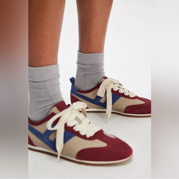 Free People Aces Tennis Shoes in Hickory Silt Size 9 New In Box